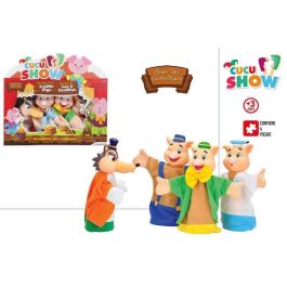Color Baby Marionetas Los Tres Cerditos Set 4 Piezas - Juego de Marionetas para Niños +3 Años