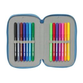 Safta Plumier Escolar Triple Cremallera Frozen 37 Piezas 195x125x55 mm