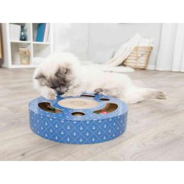 Rascador para Gatos Trixie Azul Cartón Plástico Ø 33 cm