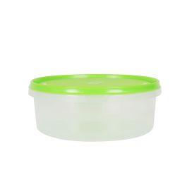 Inde Fiambrera Redonda 1.25L Colores 19x19x7.5 cm (12 Unidades)