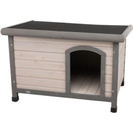 Trixie Caseta para perros Natura Classic Techo plano SM 85x58x60 cm Gris Trixie Caseta para perros Natura Classic Techo plano SM 85x58x60 cm Gris