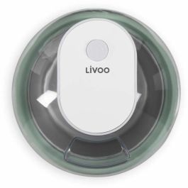 Livoo DOM461 Heladera 1 L con Depósito Acumulador de Frío, Cuchilla Mezcladora, Tapa Transparente y Molde para 7 Helados con Palitos