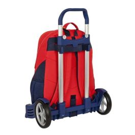 Mochila Escolar con Ruedas RFEF Rojo Azul (32 x 44 x 16 cm)