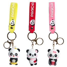 Home Deco Factory Llavero Panda Kawaii de Plástico