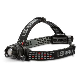 Linterna Frontal LED Recargable y Ajustable Stak 10 W 900 Lm 6000 K