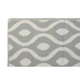 DKD Home Decor Alfombra Gris Beige 210 x 1 x 150 cm (4 Unidades)