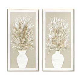 Cuadro Tradicional DKD Home Decor Blanco Beige 4.5 x 122 x 62 cm (2 Unidades) Precio: 108.59000042. SKU: B1JF4RFLP7