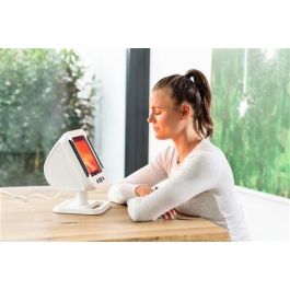 Beurer Lámpara Infrarrojos IL-60, Calentador Cerámico con Radiación 30x40cm, Ángulo 0-40°, Temporizador 15min