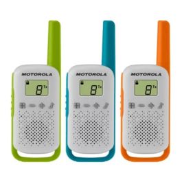 Motorola Walkie Talkie 42 Triple Pack PMR446 Alcance 4 km 16 Canales Autonomía 18 Horas