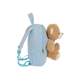 Mochila Infantil Safta Oso de Peluche Azul 23 x 27 x 7,5 cm