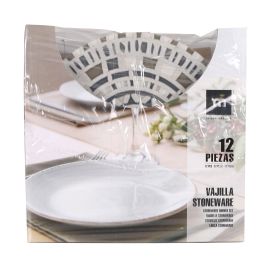 Vajilla Barroc Monaco Ivory Brillante 12 Piezas - La Mediterranea (2 Unidades) Vajilla Barroc Monaco Ivory Brillante 12 Piezas - La Mediterranea (2 Unidades)