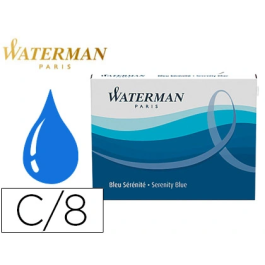 Waterman Cartuchos Tinta Estilografica Standard Largos Serenity Blue Caja de 8 Unidades Precio: 3.78999951. SKU: B16KNSTZLT