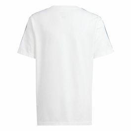 Camiseta de Manga Corta Infantil Adidas Essentials Blanco