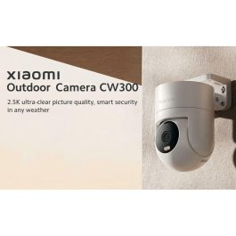 Xiaomi CW300 Cámara de Seguridad IP Interior y Exterior Inalámbrico y Cableado 2560 x 1440 Píxeles Torreta Blanco