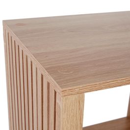 Home Deco Factory Estantería Klaus Natural 3 Compartimentos Madera Aglomerado MDF Medidas 38.5x32x99 cm