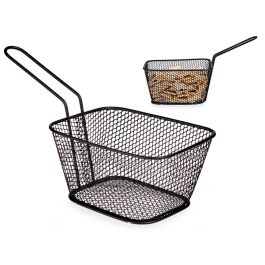 Cesta Kinvara con asa de acero negro 23x12.5x11.5 cm (24 Unidades) Precio: 42.50000007. SKU: S3607281
