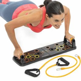 Pack Tabla de Flexiones Push-Up y Set de Bandas de Resistencia con Accesorios y Guía de Ejercicios InnovaGoods