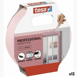 Cinta Adhesiva TESA Professional Sensitive Pintor Rosa 12 Unidades 25 mm x 50 m Cinta Adhesiva TESA Professional Sensitive Pintor Rosa 12 Unidades 25 mm x 50 m