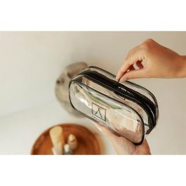 Numada Neceser de viaje transparente de PVC 23 x 11,5 x 6,5 cm