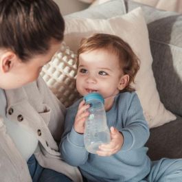 MAM Baby MAM9001616857980 Biberón Easy Active 330 ml +6 meses Tetina X flow Ocean