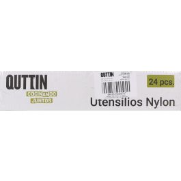 Cucharón de Nylon Quttin 29x8 cm Negro (24 Unidades) Cucharón de Nylon Quttin 29x8 cm Negro (24 Unidades)
