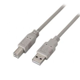 Aisens Cable USB 2.0 Tipo A a B para Impresora HP, Epson, Brother, Xerox, Samsung, OKI, Ricoh, Lexmark, Canon - 4.5 Metros