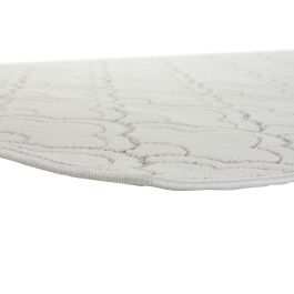 DKD Home Decor Alfombra Oriental Reveal Poliester Blanco Gris 180 x 120 cm