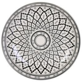 Home Deco Factory Plato Mirage Ø 25.5 cm x 4.5 cm Colección Oriental Estampado Interior