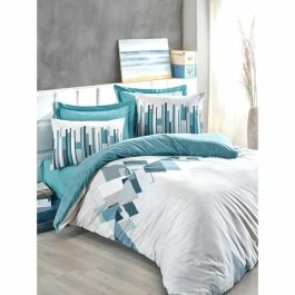 ASI8681875212303 Juego de Cama 100% Algodón - 1 Funda Nórdica 220x240 cm y 2 Fundas Almohada 60x60 cm - Verde ASI8681875212303 Juego de Cama 100% Algodón - 1 Funda Nórdica 220x240 cm y 2 Fundas Almohada 60x60 cm - Verde