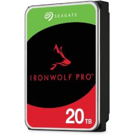 Seagate ST20000NT001 Disco Duro Interno Profesional IronWolf Pro 20TB 3.5" 7200 RPM 256MB SATA 6 Gbit/s para NAS