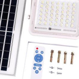 Proyector LED Solar 40W 6500K Exterior con Sensor y Mando a Distancia. Batería 5000mAh. Kit Autónomo HO-SOLARFL-40W-02