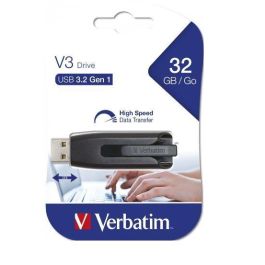 Verbatim V3 Store n Go 32GB USB 3.2 Negro Retráctil Precio: 9.5000004. SKU: B13QN4BVZJ