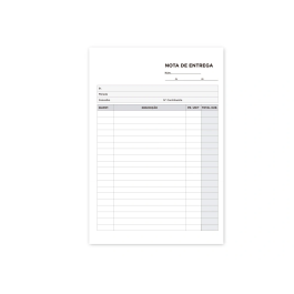 Liderpapel Talonario Entregas Cuarto 226 Duplicado Portugues 40x210x145mm