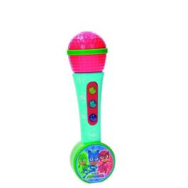 Reig Micrófono de Mano PJ Masks con Amplificador, Ritmos, Sonidos y Luces para Niños +3 Años - Juguete Musical Interactivo Plástico