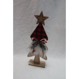 DKD Home Decor Figura Navidad Alpina Rojo Negro Madera 4 x 31 x 11.5 cm Precio: 3.50000002. SKU: B1GRHGDN7W