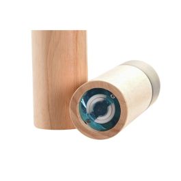 DKD Home Decor Pimentero Estilo Loft Negro y Blanco, Madera Rubberwood, Acero Inoxidable y Cerámica - Juego de 2 Unidades (5x16x5 cm) DKD Home Decor Pimentero Estilo Loft Negro y Blanco, Madera Rubberwood, Acero Inoxidable y Cerámica - Juego de 2 Unidades (5x16x5 cm)