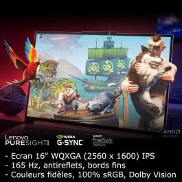 PC portátil para juegos LENOVO Legion S5 16ARP9 | 16'' WQXGA 165hz - RTX 4070 140w - AMD R7-7435HS - 16 GB RAM - 512 GB SSD - Sin Windows PC portátil para juegos LENOVO Legion S5 16ARP9 | 16'' WQXGA 165hz - RTX 4070 140w - AMD R7-7435HS - 16 GB RAM - 512 GB SSD - Sin Windows