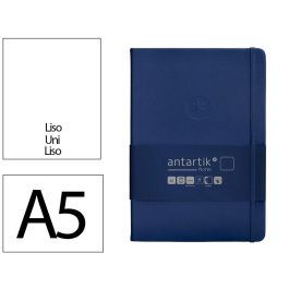 Antartik Cuaderno Notes A5 Tapa Dura Hojas Lisas 100 hojas 80 gr Azul Marino FSC con Gomilla y Marcapáginas Precio: 5.79000004. SKU: B1JBLAASE2