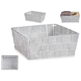 Cesta de Tela Rectangular Kipit 17 cm Blanco - 21x18x8 cm (24 Unidades) Precio: 38.69000047. SKU: B1682YYCR6