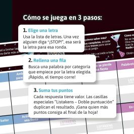 SD GAMES Juego de Mesa Listos Listas y Listakens Party Español. Para +2 jugadores, duración 45 minutos y edad +14 años.