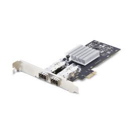 StarTech.com P021 Tarjeta de Red PCIe 2.0 x1 Gigabit Ethernet SFP Dual con Intel I350-AM2 para Servidor/Workstation
