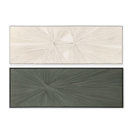 Cuadro Home ESPRIT Verde Beige Moderno 153 x 4,5 x 53 cm (2 Unidades)
