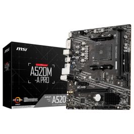 MSI A520M-A PRO AMD AM4 DDR4 HDMI PCIE3.0 USB3.2 MATX Precio: 58.49999947. SKU: S5605177