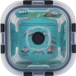 Fiambrera cuadrada con tapa Quttin 14.5x14.5 cm 550 ml (12 Unidades) Fiambrera cuadrada con tapa Quttin 14.5x14.5 cm 550 ml (12 Unidades)