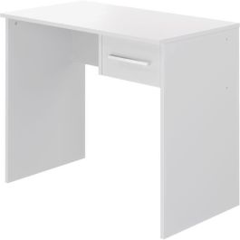 Escritorio con cajones pequeños - Melamina blanca - 90 x 50 x 74 cm Escritorio con cajones pequeños - Melamina blanca - 90 x 50 x 74 cm