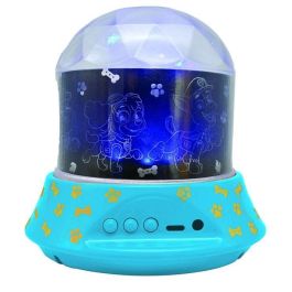 Luz nocturna con proyecciones de Paw Patrol y efectos de sonido.