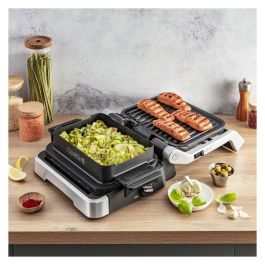 Tefal OptiGrill 4in1 GC774D10 Silver Parrilla Eléctrica Multifunción 9 Programas 2100W Acero Inoxidable