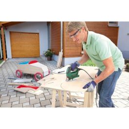 Bosch PST 650 CT Sierra de calar para cortes precisos rectos y curvos, compacta, ligera, de manejo cómodo y vibración mínima. Bosch PST 650 CT Sierra de calar para cortes precisos rectos y curvos, compacta, ligera, de manejo cómodo y vibración mínima.