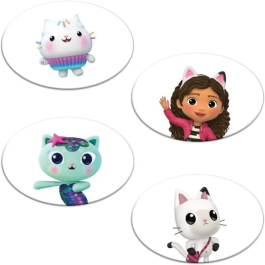 Winning Moves WIN5036905056748 Juego de Mesa Monopoly Junior Gabby y la Casa Mágica Versión Infantil La Casa de Muñecas de Gabby