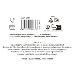 La Mediterranea Vaso Sidari 270 cc Mora - Colección Sidari (48 Unidades)